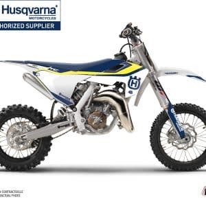Kit Deco Moto Cross Legend Husqvarna TC 65 Bleu 2019-2023