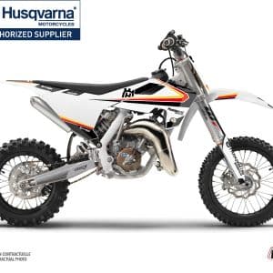 Kit Deco Moto Cross Legacy Husqvarna TC 65 Noir Jaune 2019-2023