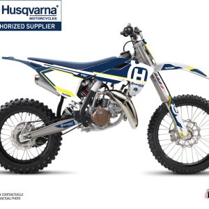 Kit Deco Moto Cross Nova Husqvarna TC 85 Bleu 2014