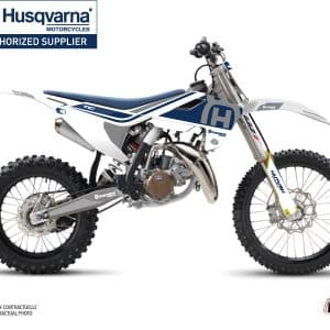Kit Deco Moto Cross Heritage Husqvarna TC 85 Blanc Gris 2018-2023
