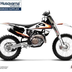 Kit Deco Moto Cross Legacy Husqvarna TC 125 Noir Jaune 2015
