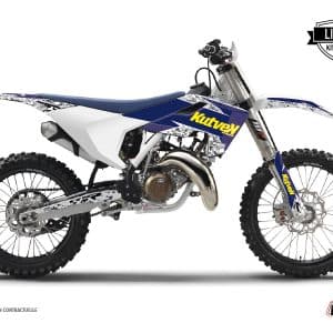 Kit Deco Moto Cross Predator Husqvarna FC 250 Violet Jaune 2014
