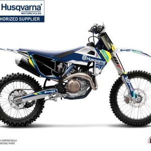 Kit Deco Moto Cross Rocky Husqvarna FC 250 Bleu 2016-2018