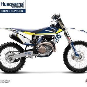 Kit Deco Moto Cross Legend Husqvarna FC 350 Bleu 2015