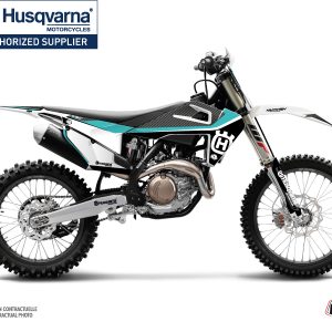 Kit Deco Moto Cross Legend Husqvarna FC 450 Turquoise 2016-2018