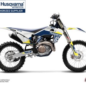 Kit Deco Moto Cross Orbit Husqvarna FC 450 Blanc 2019-2022