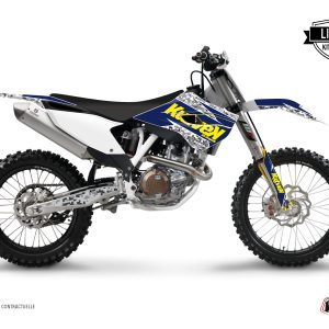 Kit Deco Moto Cross Predator Husqvarna TC 250 Violet Jaune 2016