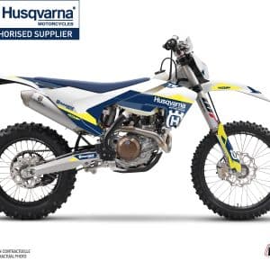 Kit Deco Moto Cross Orbit Husqvarna 300 TE Blanc 2014