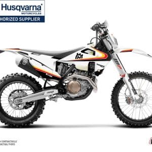 Kit Deco Moto Cross Legacy Husqvarna 300 TE Noir Jaune 2014