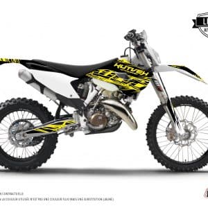 Kit Deco Moto Cross Eraser Fluo Husqvarna 300 TE Jaune 2015
