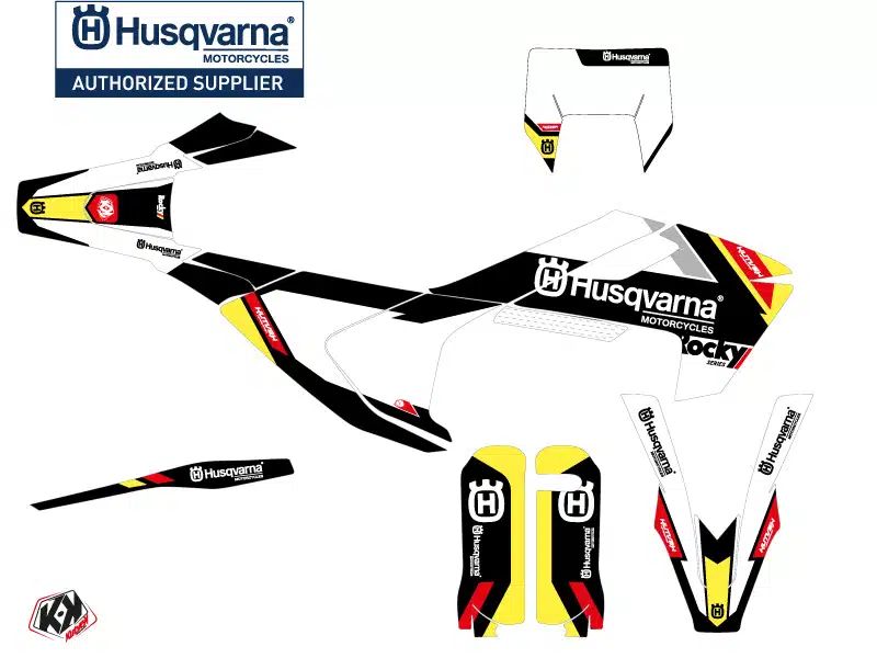 Kit Deco Moto Cross Rocky Husqvarna 250 FE Noir 2016 – Image 2