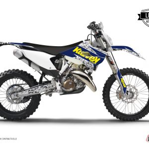 Kit Deco Moto Cross Predator Husqvarna 350 FE Violet Jaune 2020-2023