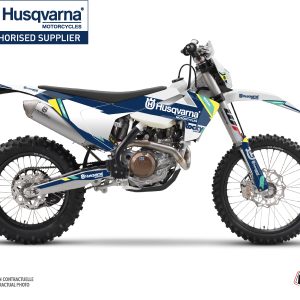 Kit Deco Moto Cross Rocky Husqvarna 501 FE Bleu 2014