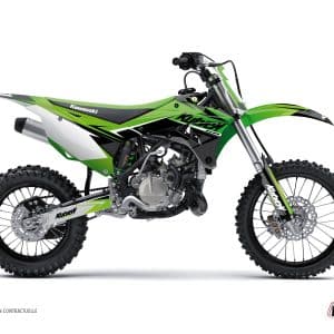 Kit Deco Moto Cross Stage Kawasaki 110 KLX Vert 2002-2009