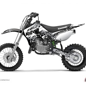 Kit Deco Moto Cross Predator Kawasaki 65 KX Blanc 2000-2023