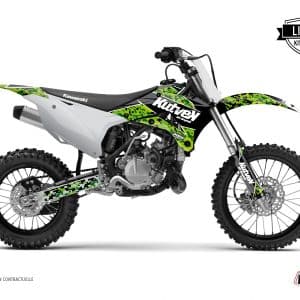Kit Deco Moto Cross Predator Kawasaki 85 KX Noir Vert 2014-2023
