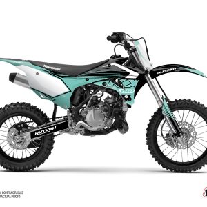 Kit Deco Moto Cross Claw Kawasaki 100 KX Turquoise 1998-2013