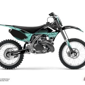 Kit Deco Moto Cross Claw Kawasaki 125 KX Turquoise 1999-2002