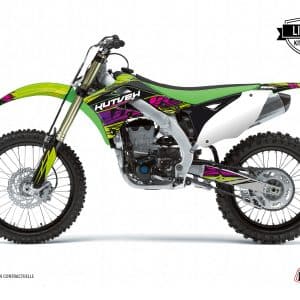 Kit Deco Moto Cross Eraser Kawasaki 125 KX Vert 2003