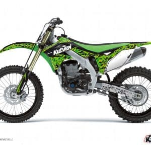 Kit Deco Moto Cross Predator Kawasaki 250 KX Noir Vert LIGHT 1994-1998