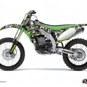 Kit Deco Moto Cross Freegun Eyed Kawasaki 250 KX Vert LIGHT 1994-1998