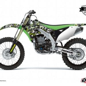 Kit Deco Moto Cross Freegun Eyed Kawasaki 250 KXF Vert 2013-2016