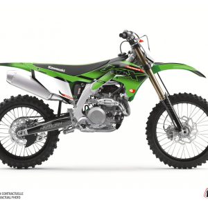 Kit Deco Moto Cross Live Kawasaki 450 KXF Vert 2013-2015
