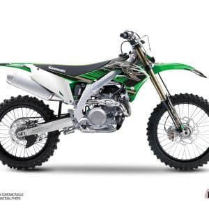 Kit Deco Moto Cross Impact Kawasaki 450 KXF Vert 2016-2018
