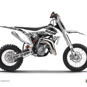 Kit Deco Moto Cross Predator KTM 50 SX Blanc 1998-2001