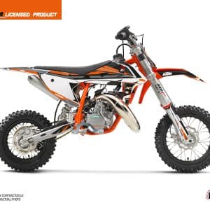 Kit Deco Moto Cross Rift KTM 50 SX Noir Orange 2020-2022