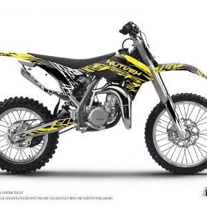 Kit Deco Moto Cross Eraser Fluo KTM 85 SX Jaune 2003-2005