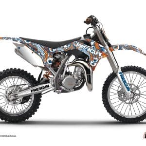 Kit Deco Moto Cross Freegun Eyed KTM 85 SX Orange 2013-2014