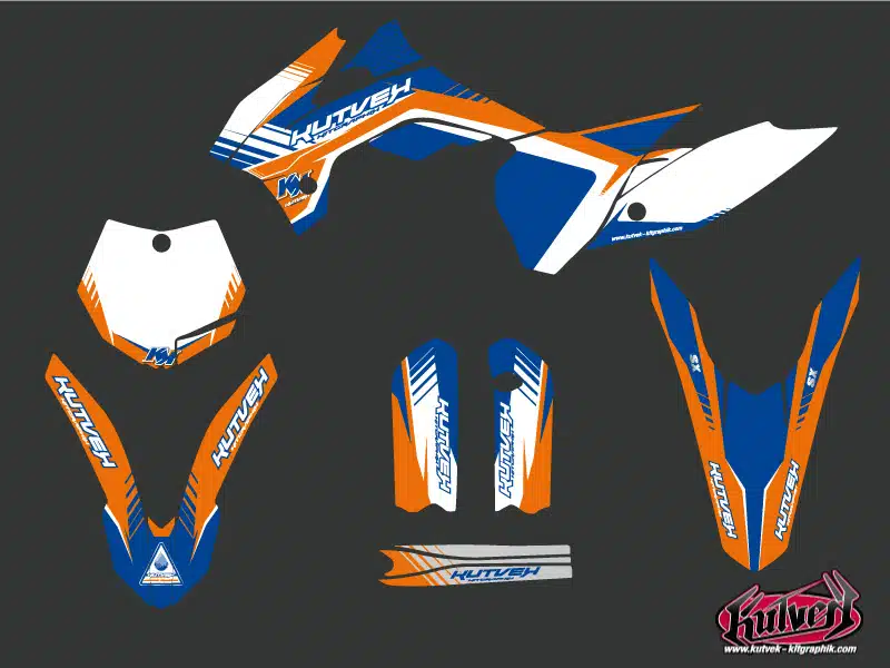 Kit Deco Moto Cross Pulsar KTM 85 SX Bleu 2013-2014 – Image 2