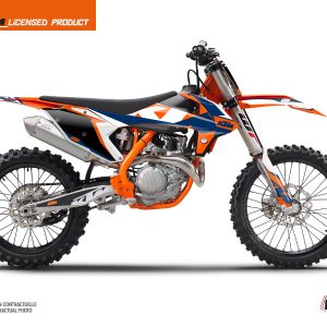 Kit Deco Moto Cross Gravity KTM 125 SX Bleu 2005-2006
