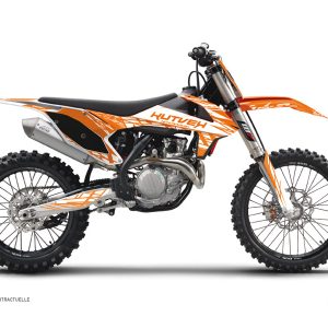 Kit Deco Moto Cross Eraser KTM 125 SX Orange 2008-2010
