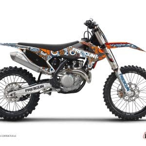 Kit Deco Moto Cross Freegun Eyed KTM 125 SX Orange 2013-2014