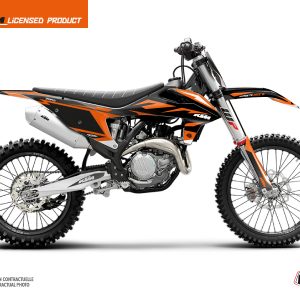 Kit Deco Moto Cross Trophy KTM 150 SX Noir Orange 2009-2010