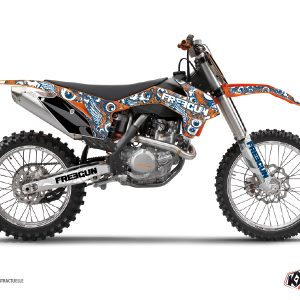 Kit Deco Moto Cross Freegun Eyed KTM 250 SX Orange 2011-2012