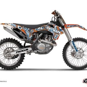 Kit Deco Moto Cross Freegun Eyed KTM 250 SX Orange 2013-2014