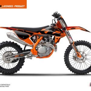 Kit Deco Moto Cross Retro KTM 250 SXF Orange 2011-2012