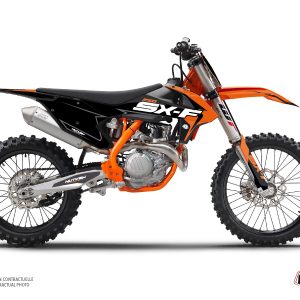 Kit Deco Moto Cross Halftone KTM 250 SXF Noir Orange 2015