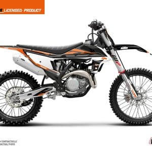 Kit Deco Moto Cross Rift KTM 350 SXF Noir Orange 2011-2012