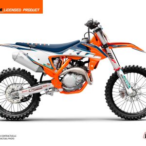 Kit Deco Moto Cross Origin-K22 KTM 350 SXF Bleu 2019-2022