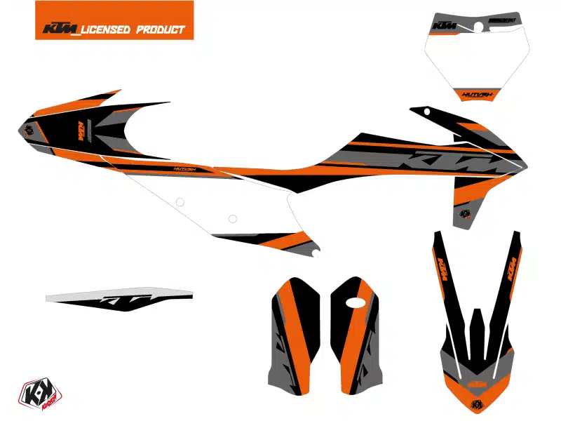 Kit Deco Moto Cross Breakout KTM 450 SXF Noir Orange 2005-2006 – Image 2