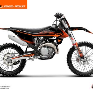 Kit Deco Moto Cross Replica Thomas Corsi KTM 450 SXF Noir Orange 2005-2006