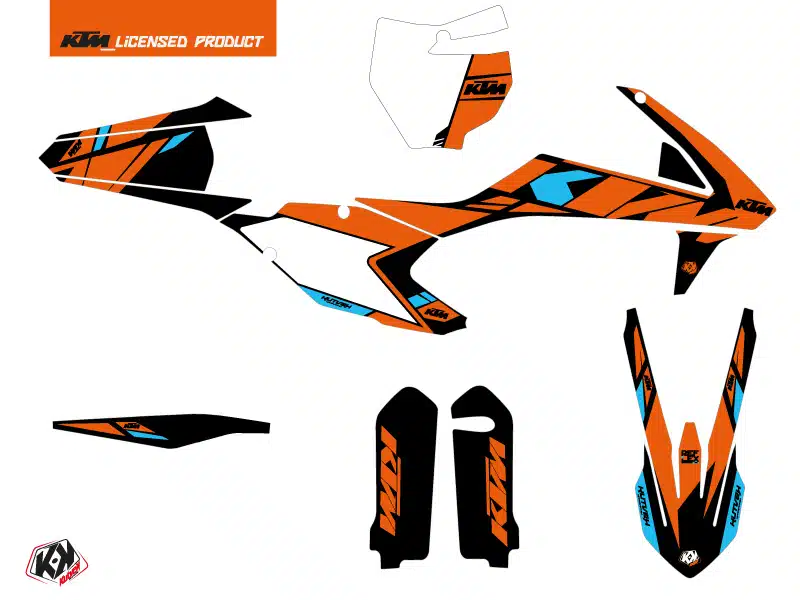 Kit Deco Moto Cross Reflex KTM 450 SXF Orange 2007 – Image 2