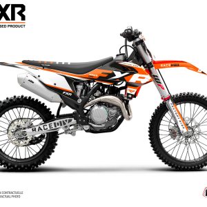 Kit Deco Moto Cross FXR N4 KTM 450 SXF Orange 2007