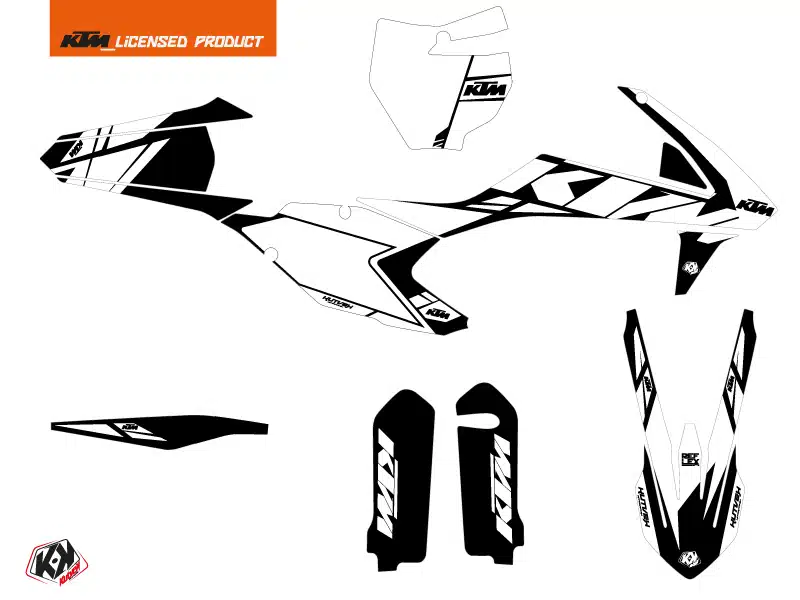 Kit Deco Moto Cross Reflex KTM 450 SXF Blanc 2019-2022 – Image 2