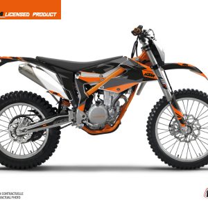 Kit Deco Moto Cross Gravity KTM 350 FREERIDE Orange 2012-2015