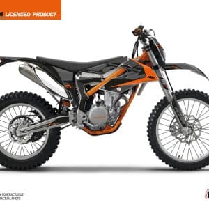Kit Deco Moto Cross Reflex KTM 350 FREERIDE Noir 2012-2015